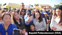 Thai Prime Minister Paetongtarn Shinawatra visits the Thai Community in Los Angeles, CA.