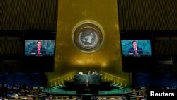 Cuba's Foreign Minister Bruno Rodriguez Parrilla at UN