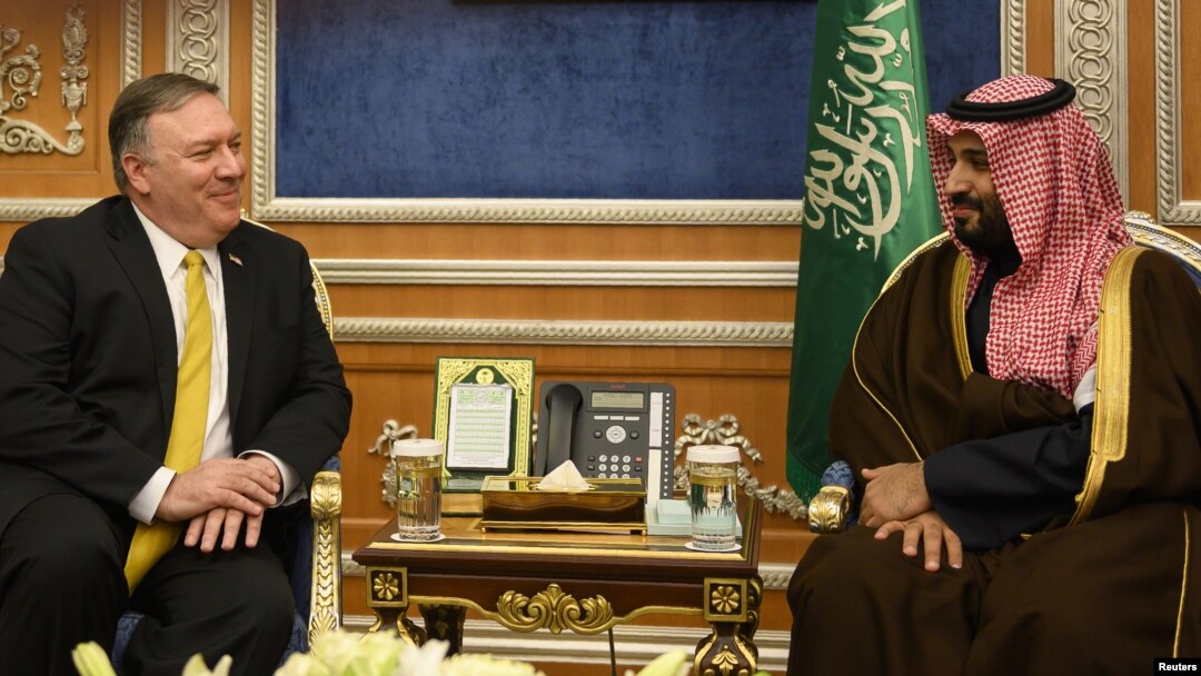Američki državni sekretar Majk Pompeo sastao se sa saudijskim prestolonaslednikom Mohamedom bin Salmanom u Rijadu. 
