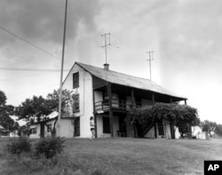 John Brown's farm, where he gathered weapons and plotted a raid for six months, is seen Oct. 10, 1959.