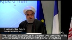 Rouhani Visits France Amid Protests
