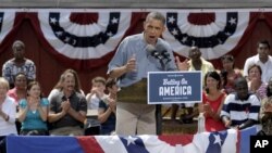 El presidente Barack Obama en el Museo Wolcott en Ohio, este 5 de julio de 2012.