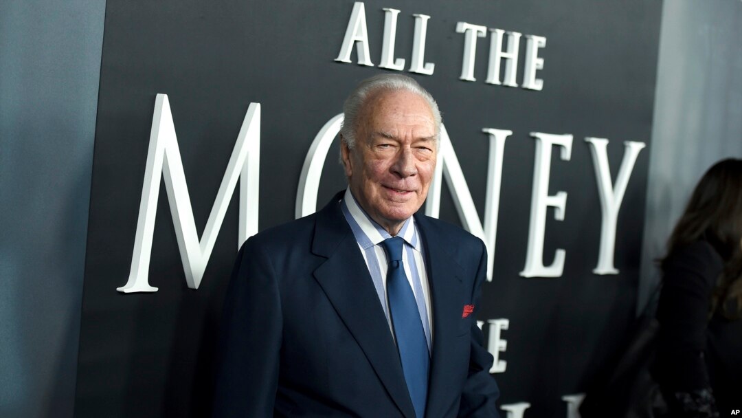 El actor Christopher Plummer en la Premiere de 'All the Money in the World' en Beverly Hills, California, en el 2017.