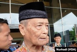 Buya Ahmad Syafii Maarif. (Foto: VOA/ Nurhadi)