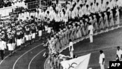 Церемония открытия Олимпийских игр в Москве, 1980г.