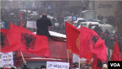 Protesta në mbështetje të Luginës së Preshevës