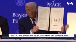 د غزې د 'سولې بورډ' منشور د ټرمپ په حضور کې لاسلیک شو