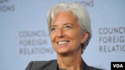 Lagarde dio la bienvenida a las recientes propuestas que Obama anunció para estimular el crecimiento económico.