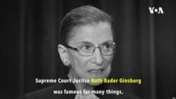 How Justice Ruth Bader Ginsburg Made US History 