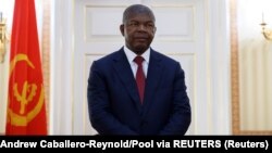 Presidente angolano, Joao Lourenço, no palácio Presidencial, a 17 fevereiro 2020