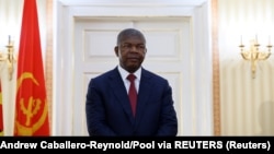 Presidente angolano, Joao Lourenço, no palácio Presidencial, a 17 Fevereiro 2020