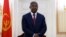 Presidente angolano, Joao Lourenço, no palácio Presidencial, a 17 fevereiro 2020