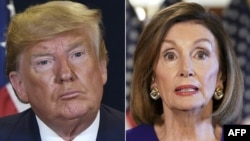 Shugaban Amurka Donald Trump da kakakin Majalisar Wakilai Nancy Pelosi