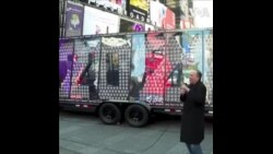 纽约时报广场点亮2022年数字