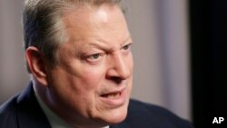 Former US Vice President Al Gore talks during an interview (File photo).