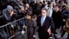 Michael Cohen, center, President Donald Trump's former lawyer, accompanied by his children Samantha, left, and Jake, right, arrives at federal court for his sentencing in New York, Dec. 12, 2018.