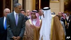 Presidente Obama e Rei Salman, Riade, Arábia Saudita 