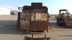 Kurds Display Cement-Fortified Military Vehicles Seized from IS