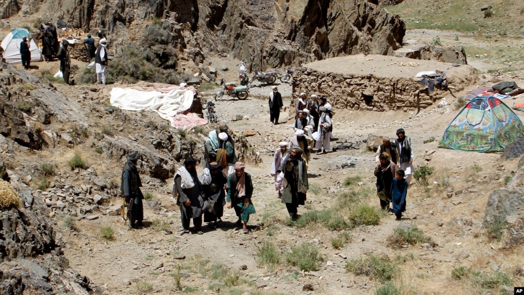 Nhóm ly khai của Taliban tập trung ở huyện Shindand trong tỉnh Herat, Afghanistan, ngày 27/5/2016. (Ảnh tư liệu)