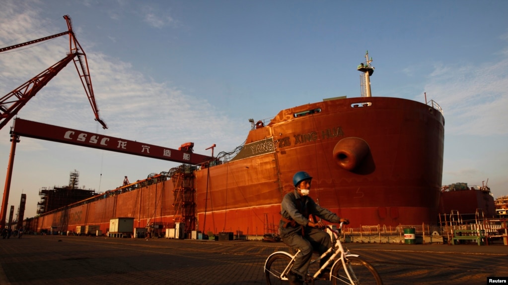 U.S. think tank: China builds ships for Taiwanese companies, which may help China's navy U.S. think tank: China builds ships for Taiwanese companies, which may help China's navy