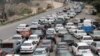 تراکم خودروها در یک خیابان در ایران