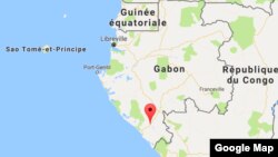 Tchibanga, au sud-ouest du Gabon. 