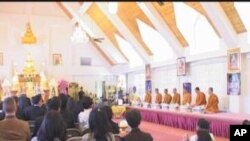 ชุมชนชาวไทยร่วมจัดพิธีทำบุญอุทิศส่วนกุศลให้ผู้เสียชีวิต จากเหตุการณ์ความไม่สงบในประเทศ