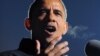Rais wa Marekani Barack Obama akizungumza katika mkutanio wake wa mwisho wa kampeni mjini Des Moines, Iowa,November 5, 2012. 