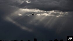 File - The sky over monsoon. Myanmar Monsoon