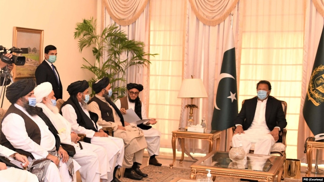 تېرکال د اسلام اباد په سفر ورغلي د طالب مشرانو پلاوي په اسلام اباد کې د وزیراعظم عمران خان سره ولیدل