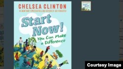 A screenshot from Amazon website of Chelsea Clinton's new book, “Start Now! You Can Make a Difference,” released this week. (Courtesy image)