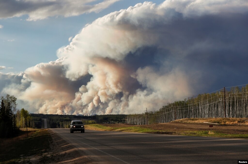 Massive Canadian Wildfire Could Double in Size