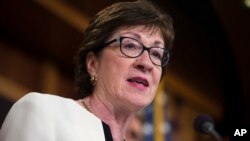 La seandora Susan Collins señala la falta de respeto que ha mostrado Trump por los demás como una muestra de cómo no está apto para ser presidente.