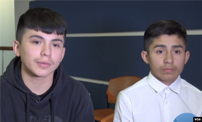 Milton Hernandez, 15, and his younger brother face going into the foster care system or being adopted by another family if their parents lose their protected status. (Photo: June Soh / VOA)