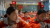 資料照片：西藏一個學校的學生正在上漢語課。