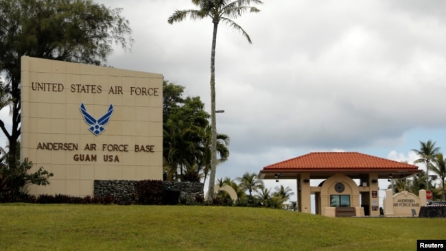 Căn cứ Andersen của Không quân Hoa Kỳ trên đảo Guam.