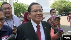 Menteri Koordinator Bidang Kemaritiman dan Sumber Daya Rizal Ramli. (VOA/Ahadian Utama)