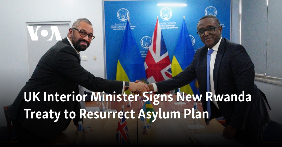 Uk Interior Minister Signs New Rwanda Treaty To Resurrect Asylum Plan 6134