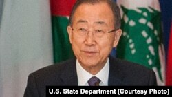  Ban Ki-moon, babban sakataren Majalisar Dinkin Duniya