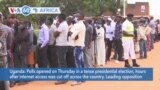 VOA60 Africa - Ugandans vote in a tense presidential election