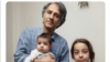 Alireza Alinejad, brother of New York-based VOA Persian TV host Masih Alinejad, with his infant son and daughter prior to his September 2019 arrest by Iranian authorities. (Courtesy Masih Alinejad)