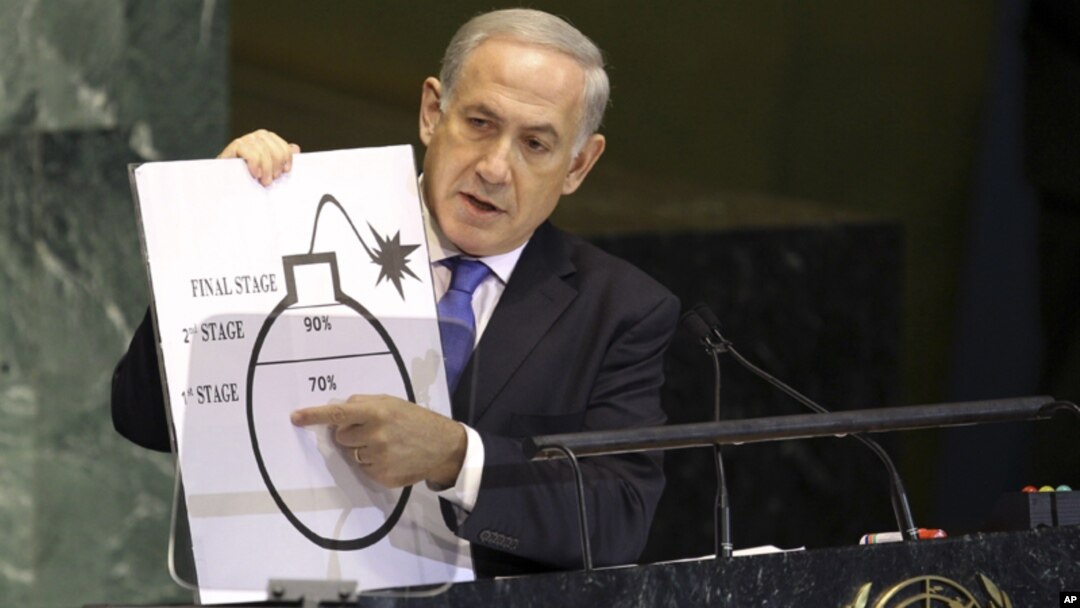 Netanyahu dijo que nada amenaza más la paz mundial que Irán con un arma nuclear.