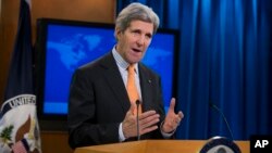 FILE - U.S. Secretary of State John Kerry.