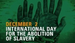유엔(UNCCA)가 공개한 세계 노예제도 철폐의 날 기념 포스터
