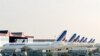 Vue partielle de l'aire de stationnement des avions d'Air France, le 06 septembre 2002 à l'aéroport de Roissy, en France. (Photo: JACK GUEZ / AFP)