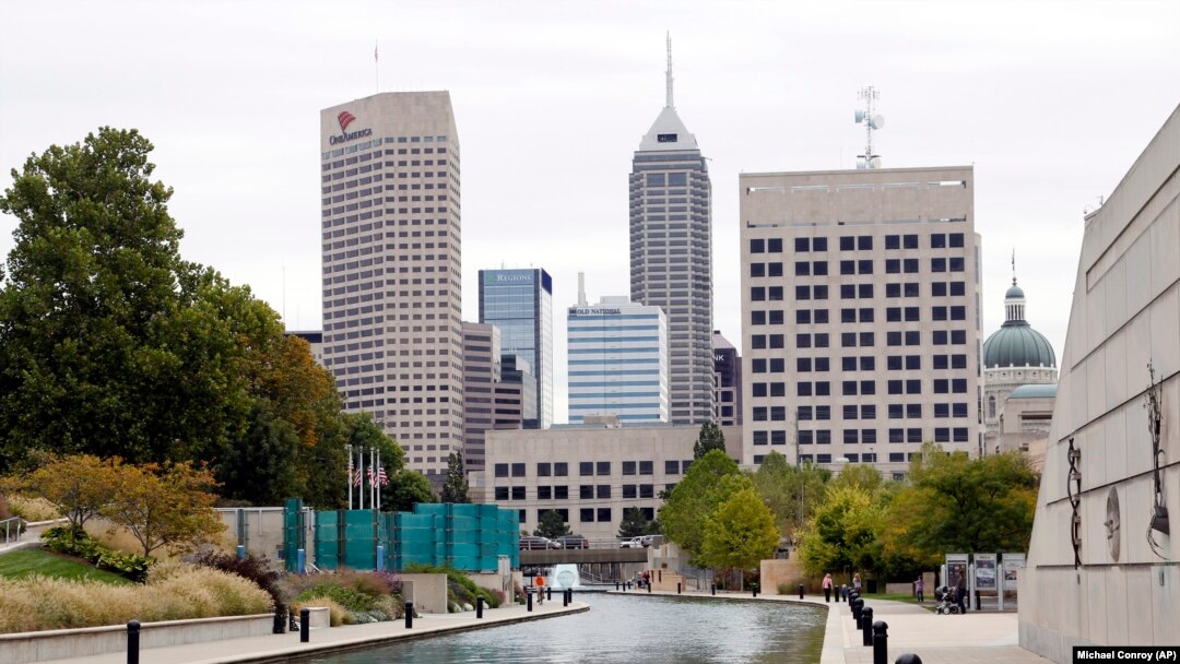 Salah satu sudut kota Indianapolis, AS, Kamis, 22 September 2011. (Foto: AP/Michael Conroy)