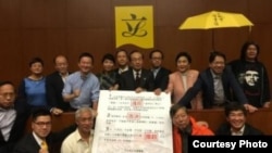 泛民主派立法会议员举行记者会（博讯网图片）