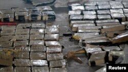 包装后的可卡因。