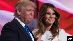 Donald Trump da Matarsa Melania