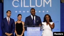 Le candidat perdant Andrew Gillum lors de son discours après les élections de mi-mandat, le 6 novembre 2018.